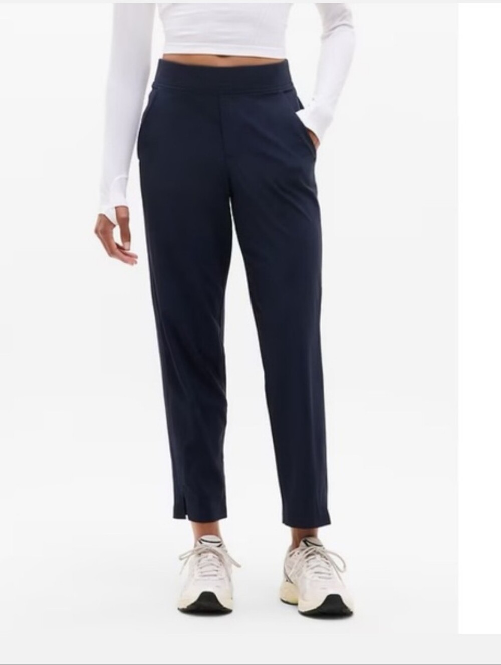 Athleta Brooklyn Ankle Pants Navy Blue Size 2